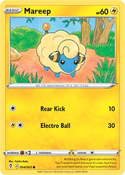 Mareep #54 - Pokemon Evolving Skies
