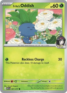 Erika's Oddish POKEBALL PATTERN #1 - Pokemon Ascended Heroes