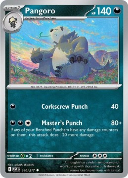 Pangoro POKEBALL PATTERN #140 - Pokemon Ascended Heroes