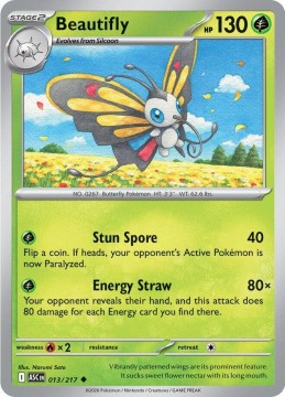 Beautifly ENERGY PATTERN #13 - Pokemon Ascended Heroes