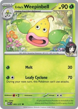 Erika's Weepinbell POKEBALL PATTERN #5 - Pokemon Ascended Heroes