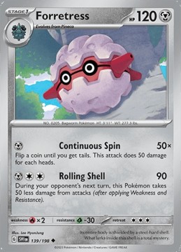 Forretress #139 - Pokemon Scarlet & Violet