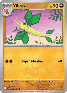 Vibrava #52 - Pokemon Phantasmal Flames