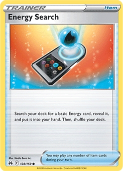 Energy Search #128 - Pokemon Crown Zenith