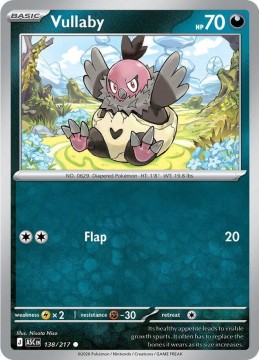 Vullaby ENERGY PATTERN #138 - Pokemon Ascended Heroes