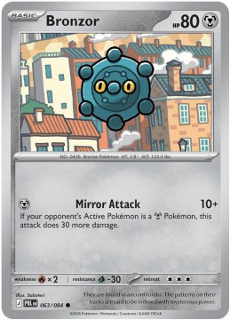 Bronzor #63 - Pokemon Pitch Black