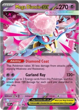 Mega Diancie EX #41 - Pokemon Phantasmal Flames