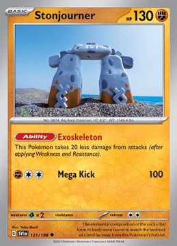 Stonjourner #121 - Pokemon Scarlet & Violet