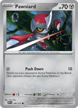 Pawniard POKEBALL PATTERN #146 - Pokemon Ascended Heroes