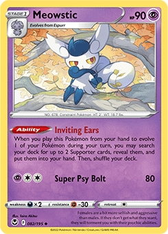 Meowstic #82 - Pokemon Silver Tempest