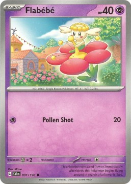Flabebe #91 - Pokemon Scarlet & Violet
