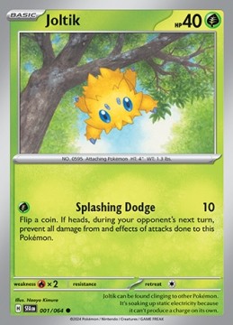 Joltik REVERSE HOLO #1 - Pokemon Shrouded Fable