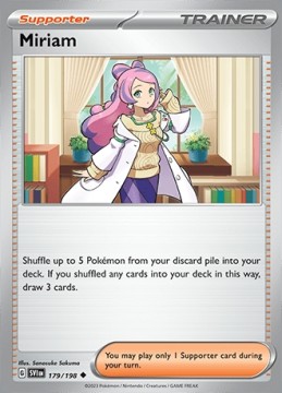 Miriam REVERSE HOLO #179 - Pokemon Scarlet & Violet