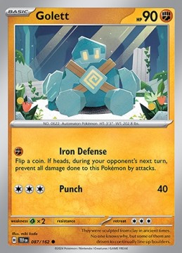 Golett #87 - Pokemon Temporal Forces 