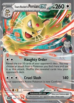 Team Rocket's Persian EX #150 - Pokemon Destined Rivals