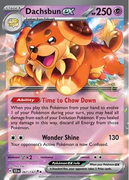 Dachsbun EX #67 - Pokemon Stellar Crown 