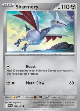 Skarmory #141 - Pokemon Destined Rivals