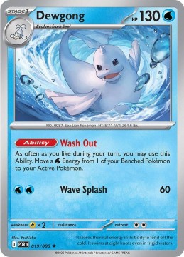 Dewgong HOLO #19 - Pokemon Perfect Order