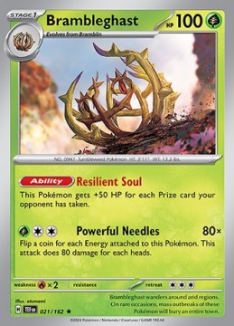 Brambleghast HOLO #21 - Pokemon Temporal Forces
