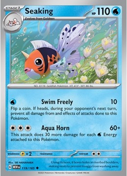Seaking #119 - Pokemon Scarlet & Violet 151