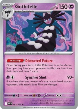 Gothitelle REVERSE HOLO #43 - Pokemon White Flare