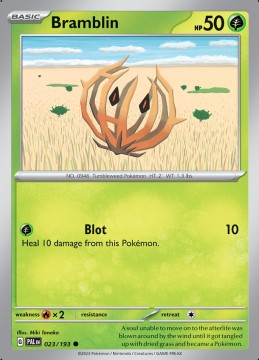 Bramblin #23 - Pokemon Paldea Evolved