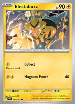 Electabuzz REVERSE HOLO #46 - Pokemon Stellar Crown