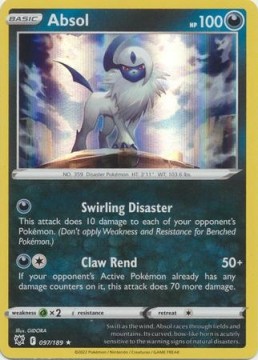 Absol REVERSE HOLO #97 - Pokemon Astral Radiance