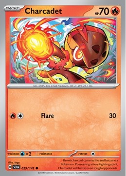 Charcadet REVERSE HOLO #29 - Pokemon Stellar Crown