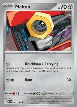 Meltan REVERSE HOLO #103 - Pokemon Stellar Crown