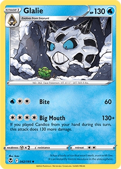 Glalie #42 - Pokemon Silver Tempest