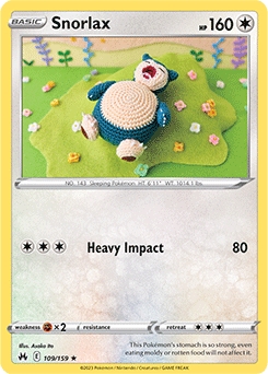 Snorlax #109 - Pokemon Crown Zenith 