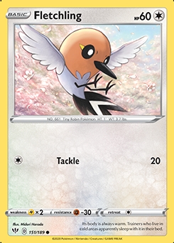 Fletchling #151 - Pokemon Darkness Ablaze