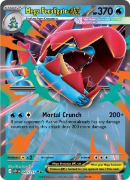 Mega Feraligatr EX #43 - Pokemon Ascended Heroes