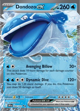 Dondozo EX #66 - Pokemon Destined Rivals