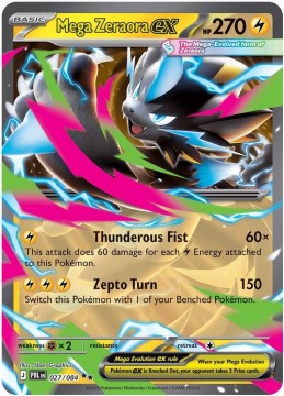 Mega Zeraora EX #27 - Pokemon Pitch Black