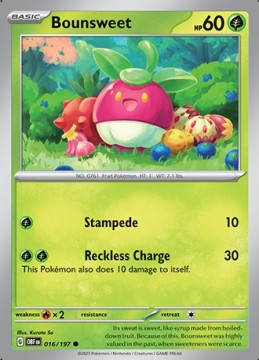 Bounsweet #16 - Pokemon Obsidian Flames