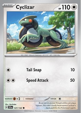 Cyclizar #127 - Pokemon Stellar Crown