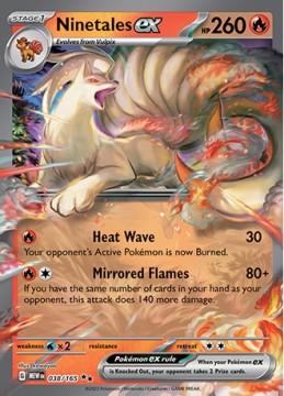 Ninetales EX #38 - Pokemon Scarlet & Violet 151