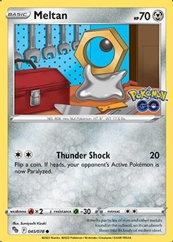 Meltan REVERSE HOLO #45 - Pokemon Go