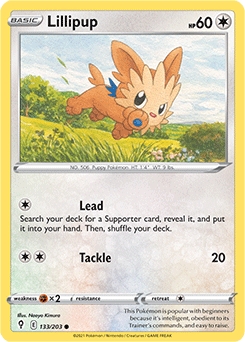 Lillipup #133 - Pokemon Evolving Skies 
