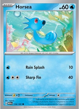 Horsea #116 - Pokemon Scarlet & Violet 151
