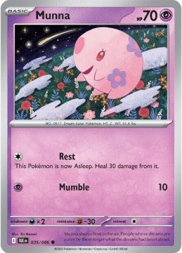 Munna #35 - Pokemon Black Bolt 