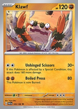 Klawf #105 - Pokemon Paradox Rift 