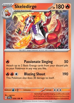 Skeledirge HOLO #38 - Pokemon Scarlet & Violet