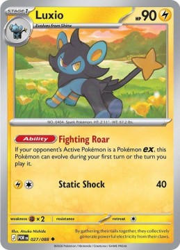 Luxio #27 - Pokemon Perfect Order 
