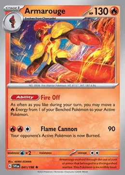 Armarouge HOLO #41 - Pokemon Scarlet & Violet