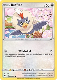 Rufflet #136 - Pokemon Evolving Skies