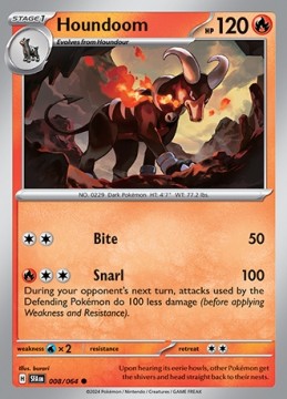 Houndoom #8 - Pokemon Shrouded Fable