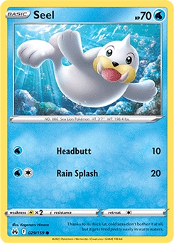 Seel #29 - Pokemon Crown Zenith